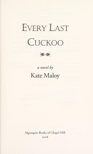 Tapa de Every last cuckoo