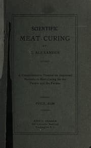Tapa de Scientific meat-curing