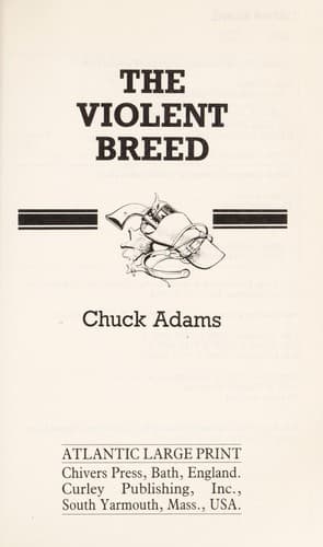 Tapa de The violent breed