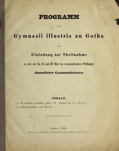 Tapa de De nominum quantitate ...