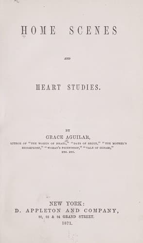 Tapa de Home scenes and heart studies.