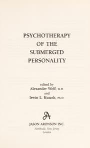 Tapa de Psychotherapy of the submerged personality