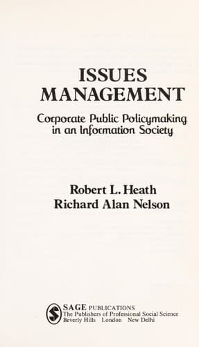 Tapa de Issues management