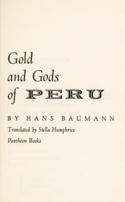 Tapa de Gold and gods of Peru