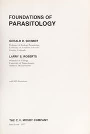 Tapa de Foundations of parasitology