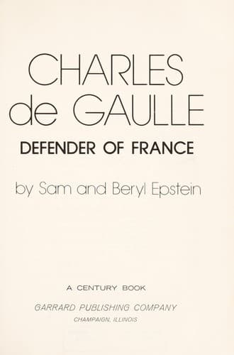Tapa de Charles de Gaulle
