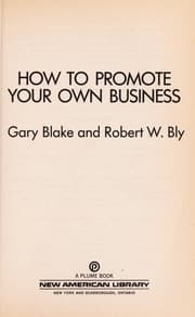 Tapa de How to promote your own business