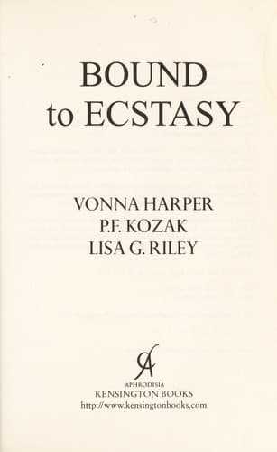 Tapa de Bound to Ecstasy