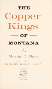 Tapa de The copper kings of Montana
