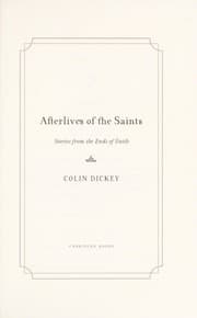 Tapa de Afterlives of the saints