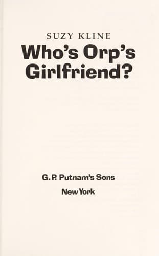 Tapa de Who's Orp's girlfriend?