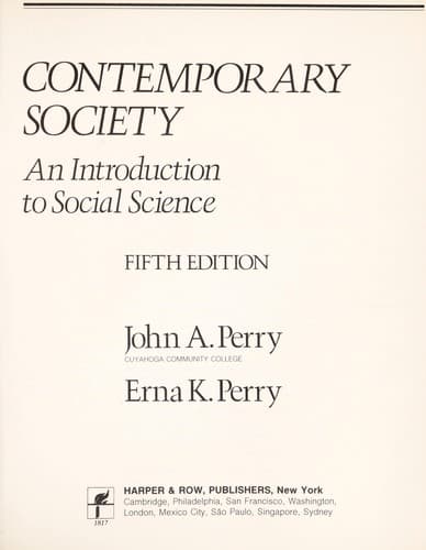 Tapa de Contemporary society