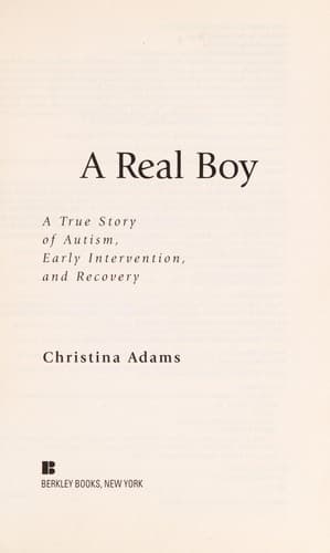 Tapa de A real boy