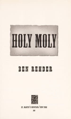 Tapa de Holy moly