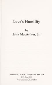 Tapa de Love's Humility