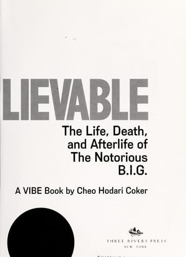 Tapa de Unbelievable