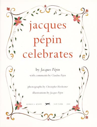 Tapa de Jacques Pépin celebrates