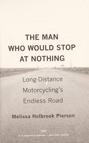 Tapa de The man who would stop at nothing