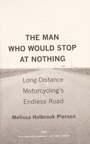 Tapa de The man who would stop at nothing