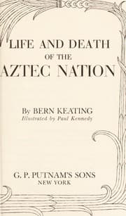 Tapa de Life and death of the Aztec nation
