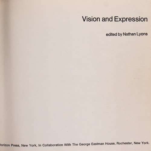 Tapa de Vision and expression