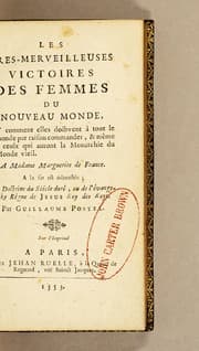 Tapa de Les tres-merveilleuses victoires des femmes du Nouveau Monde, et comment elles doibvent à tout le monde par raison commander, & même à ceulx qui auront la monarchie du monde vieil. ...