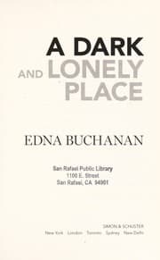 Tapa de A dark and lonely place