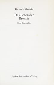 Tapa de Das Leben der Bronte s