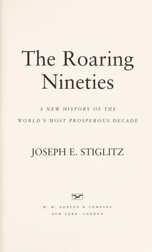 Tapa de The roaring nineties