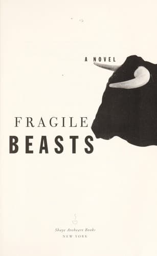 Tapa de Fragile beasts