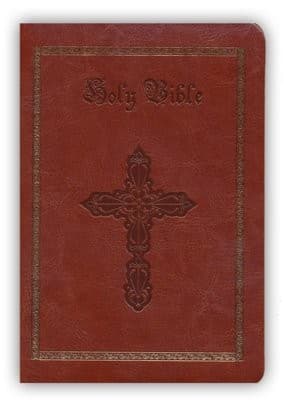 Tapa de King James Version Large Print Compact Bible