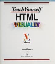 Tapa de Teach yourself HTML visually