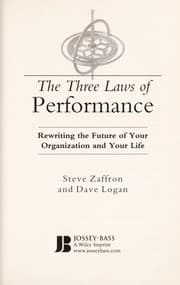 Tapa de The three laws of performance