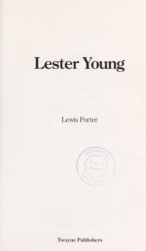 Tapa de Lester Young