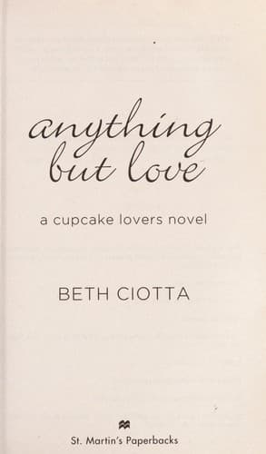 Tapa de Anything but love