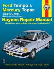 Tapa de Ford Tempo & Mercury Topaz automotive repair manual