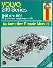 Tapa de Volvo 240 series automotive repair manual
