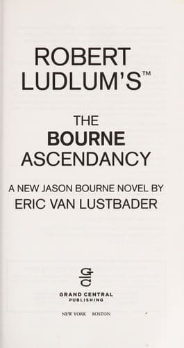 Tapa de Robert Ludlum's The Bourne ascendancy