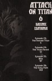 Tapa de Attack on Titan 6