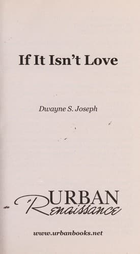 Tapa de If it isn't love