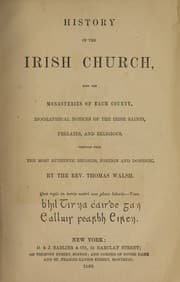 Tapa de History of the Irish church