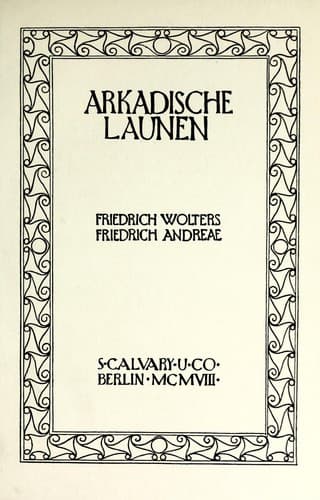 Tapa de Arkadische Launen