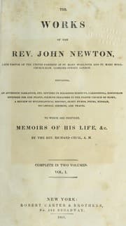 Tapa de The works of the Rev. John Newton...