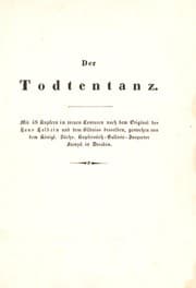 Tapa de Der todtentanz