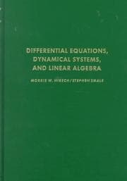 Tapa de Differential Equations, Dynamical Systems, and Linear Algebra