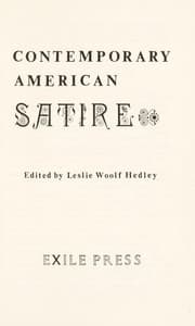 Tapa de Contemporary American satire