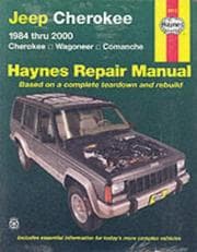 Tapa de Jeep Cherokee & Comanche automotive repair manual
