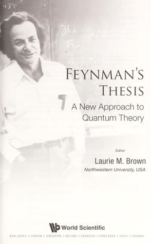 Tapa de Feynman's Thesis