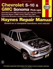 Tapa de Chevrolet S-10 & Blazer, GMC Sonoma & Jimmy, Oldsmobile Bravada, Isuzu Hombre
