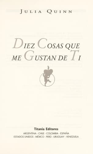 Tapa de Diez cosas que me gustan de ti